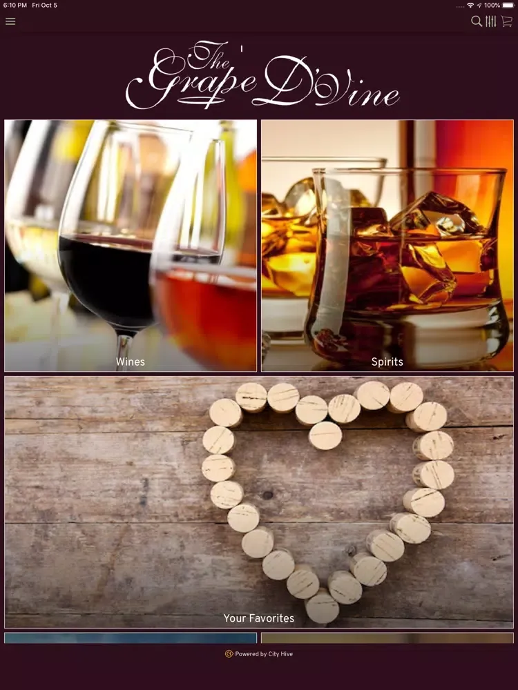The Grape D'vine iPad  Screenshots