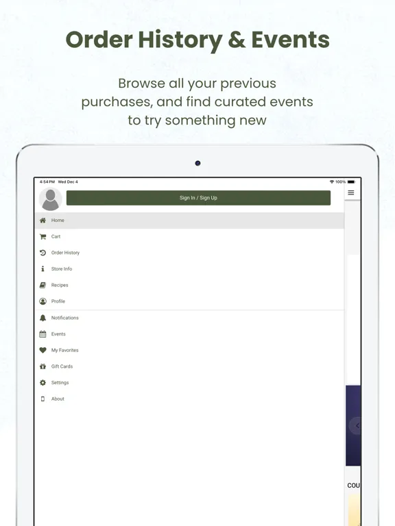 Zrzuty ekranu Greenbelt Liquors iPad 