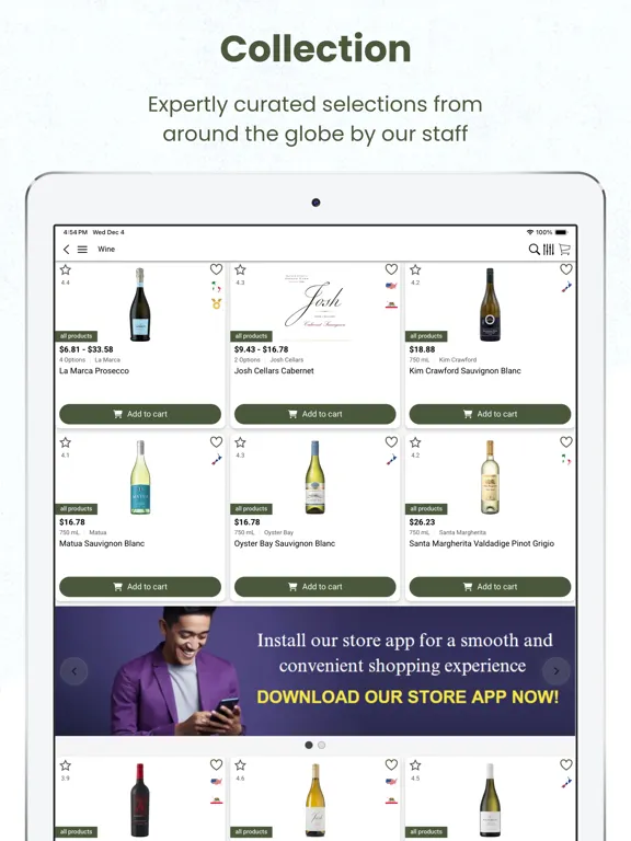 Zrzuty ekranu Greenbelt Liquors iPad 