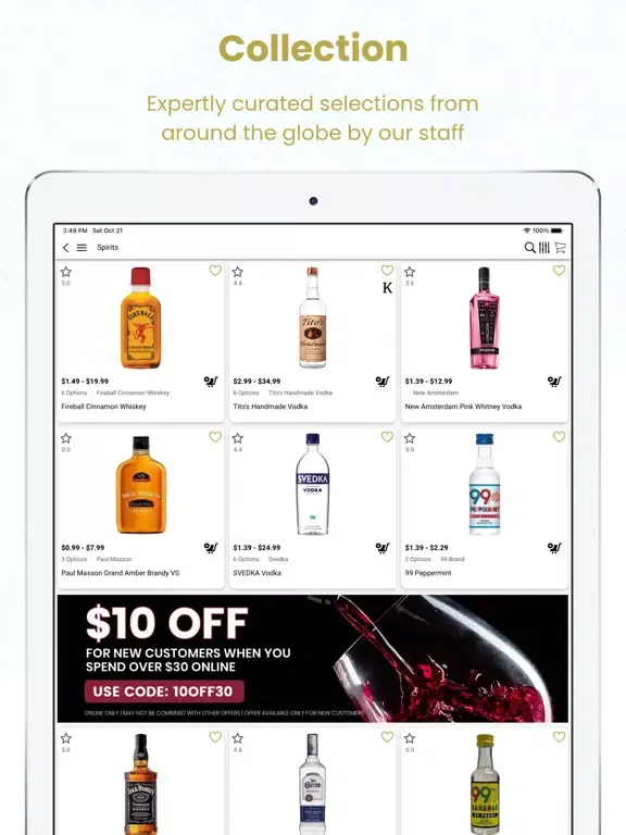 HILLS WINE & SPIRITS iPad  स्क्रीनशॉट