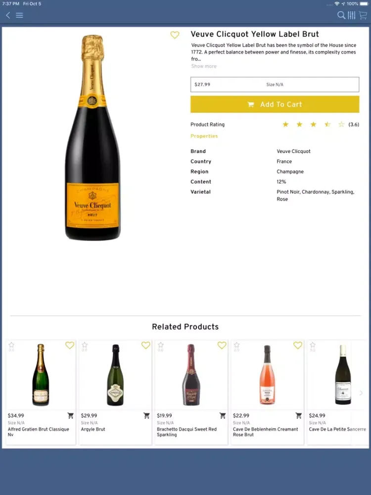 Hunters Point Wines & Spirits iPad  سکرین شاٹس