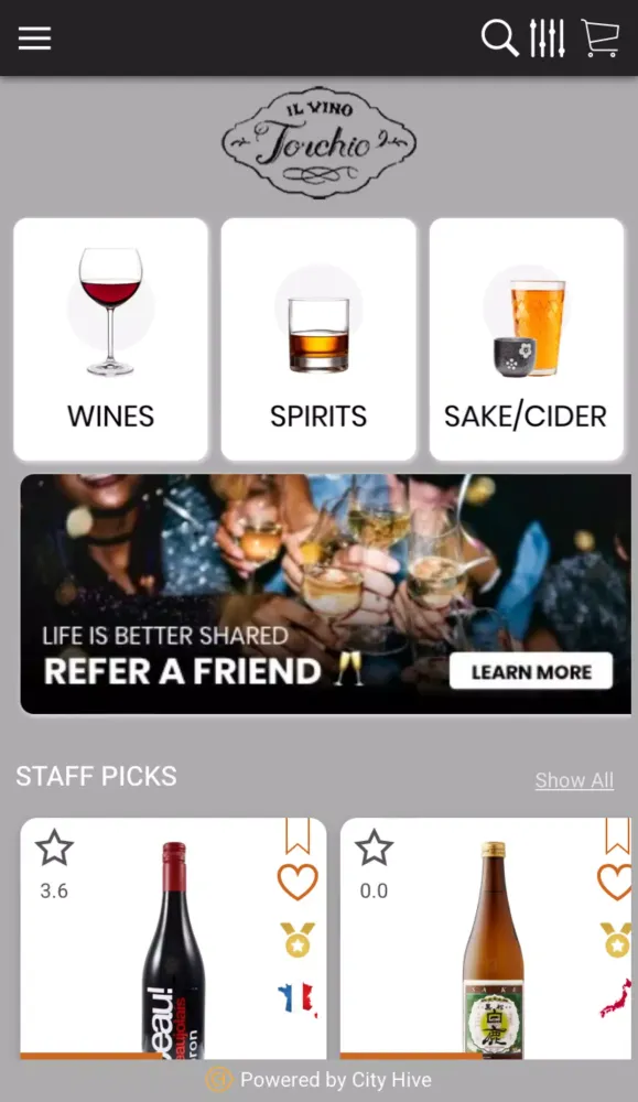Zrzuty ekranu il Vino Torchio
