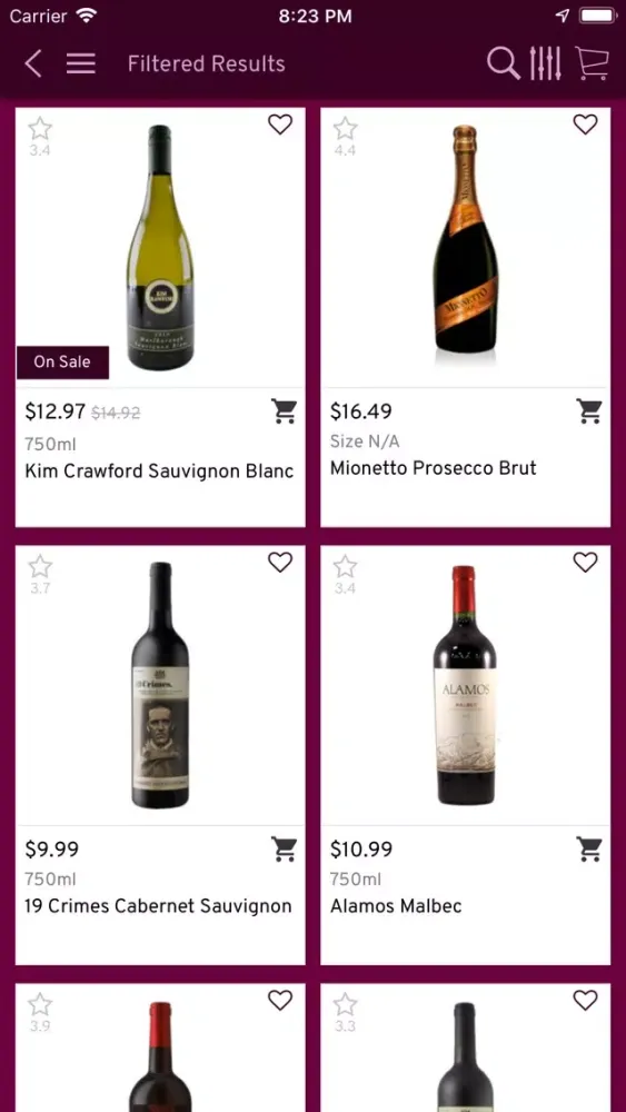 Ảnh chụp màn hình của Inlet Fine Wines and Spirits