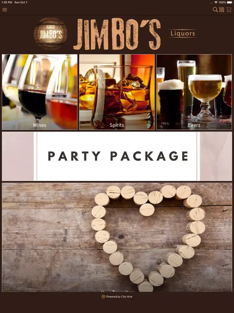 Screenshot di Jimbo's Liquors iPad 