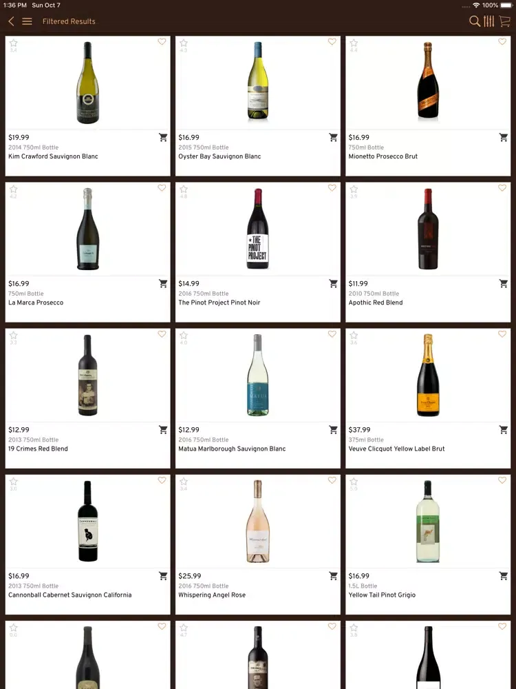 Screenshot di Jimbo's Liquors iPad 