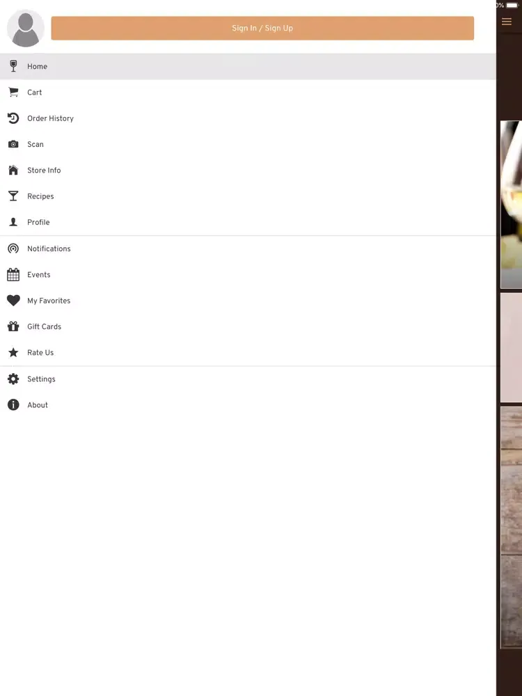 Screenshot di Jimbo's Liquors iPad 