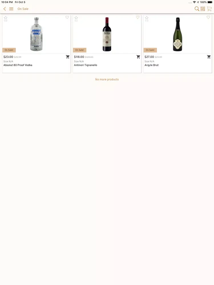 Capturas de pantalla de Katonah Wine & Liquor iPad 