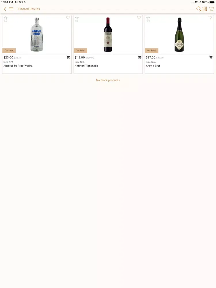 Capturas de pantalla de Katonah Wine & Liquor iPad 