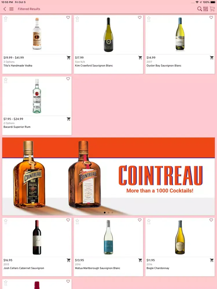 Capturas de tela do Larchmont Wine & Liquor iPad 