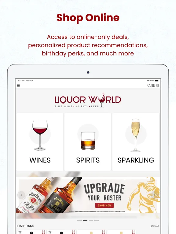 Liquor World iPad  Screenshots