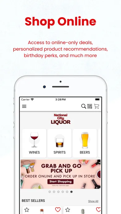 Capturas de tela do National City Liquor