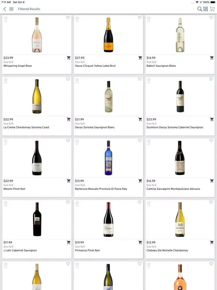 NY Wine and Liquor Warehouse iPad 應用截圖