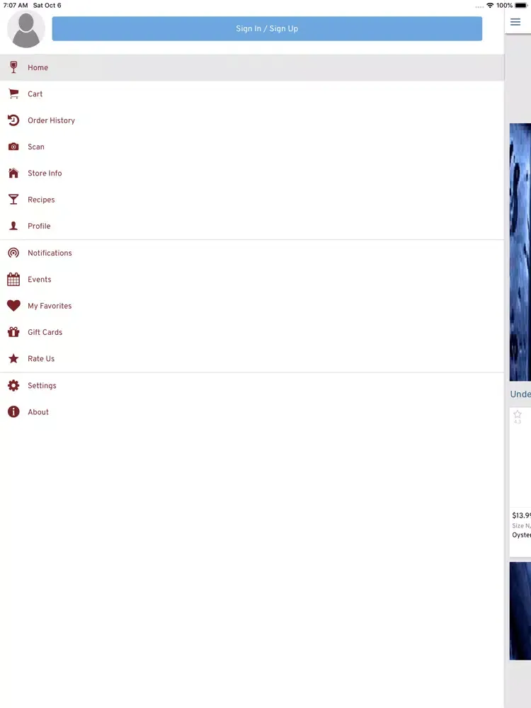 NY Wine and Liquor Warehouse iPad 應用截圖