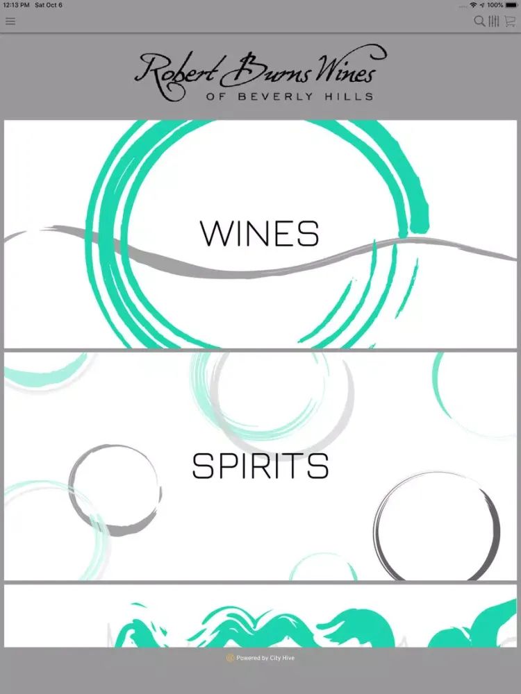 Robert Burns Wines Delivery iPad  স্ক্রিনশট