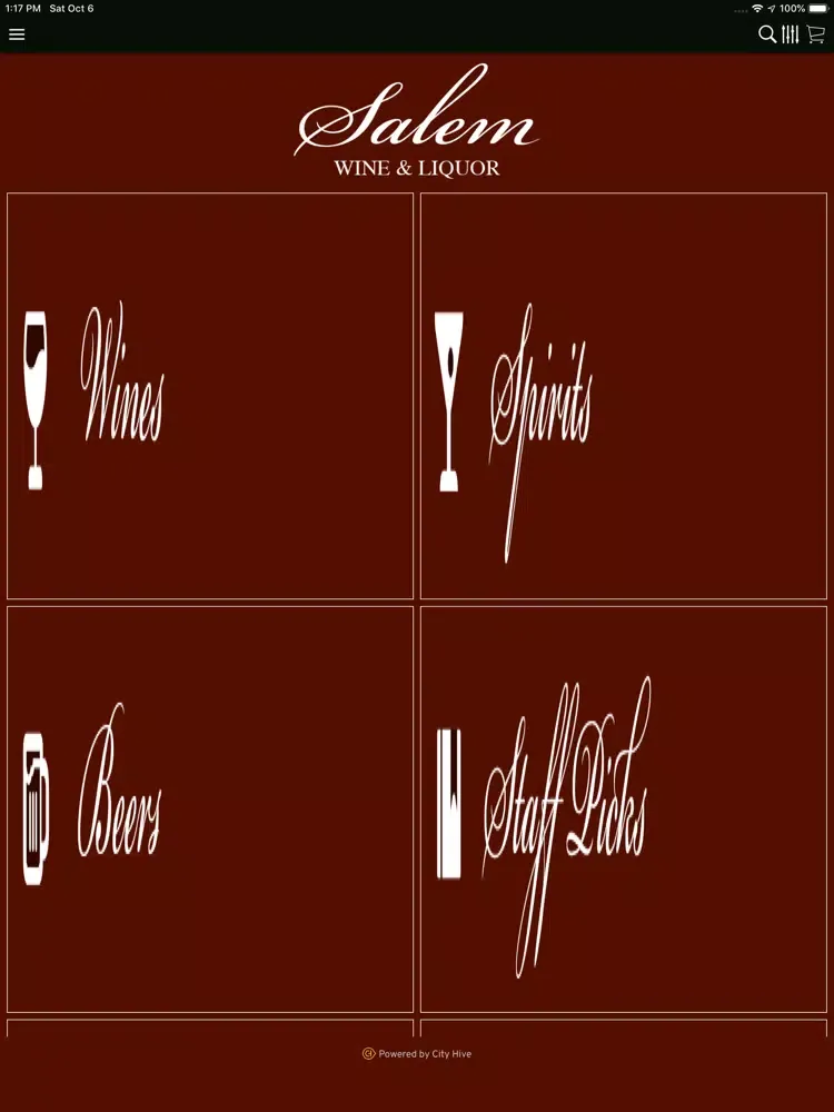 Salem Wine & Liquor iPad 应用截图