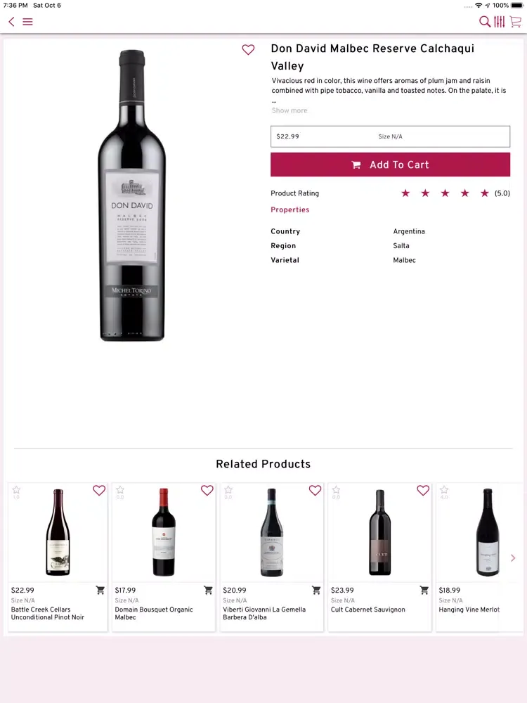 Captures d'écran de Unwined Boutique iPad 