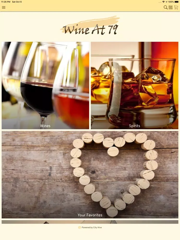 Ảnh chụp màn hình của Wine At 79 iPad 