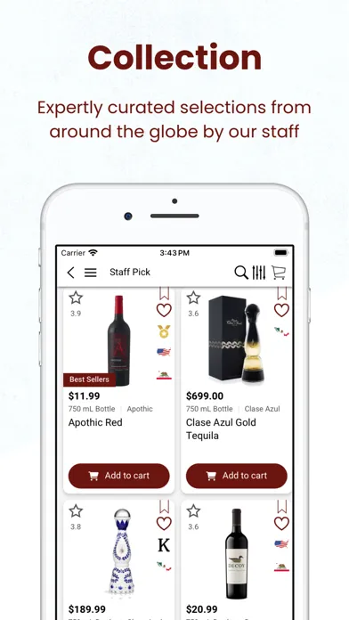 Tangkapan layar Wine & Food Mart
