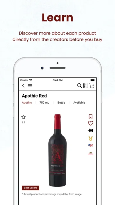 Tangkapan layar Wine & Food Mart
