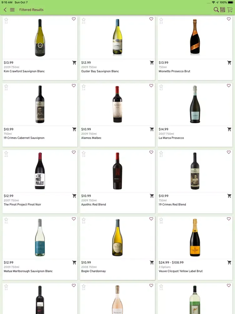 Liquor And Wine Warehouse iPad  Screenshots