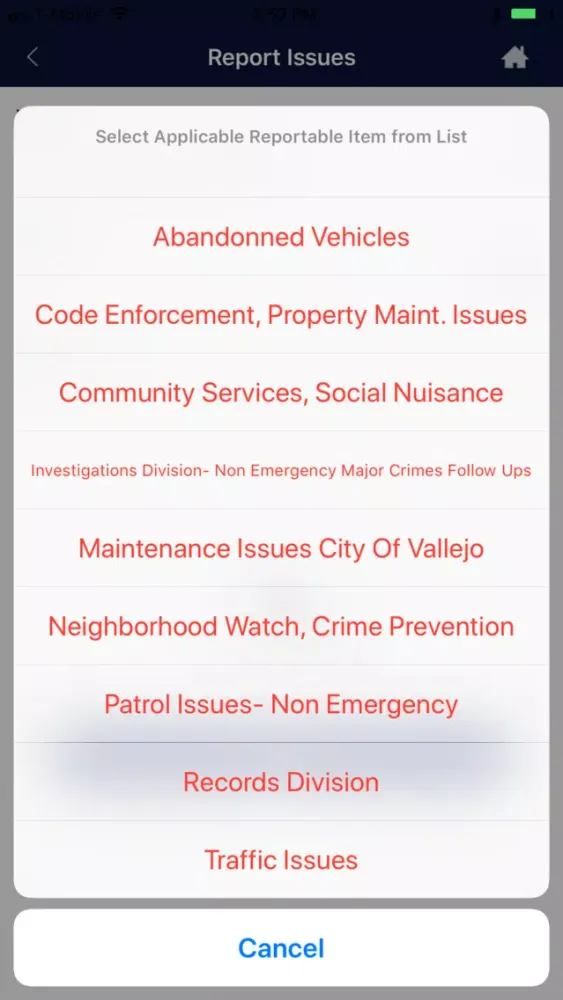 Vallejo Police Department应用截图