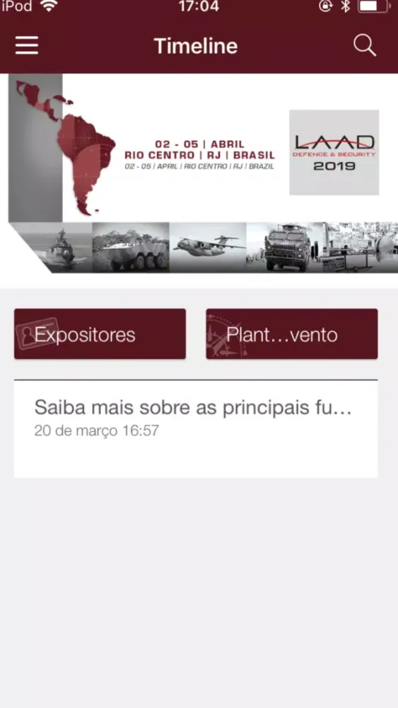 Capturas de pantalla de LAAD Defence & Security 2019