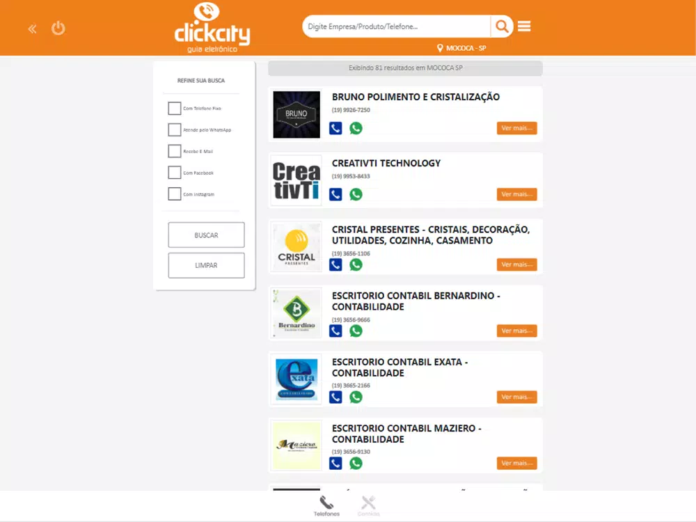Captures d'écran de ClickCity - Guia Eletrônico iPad 
