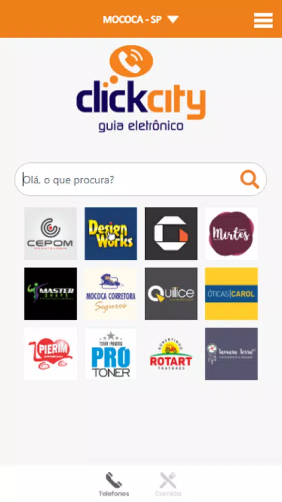 Captures d'écran de ClickCity - Guia Eletrônico