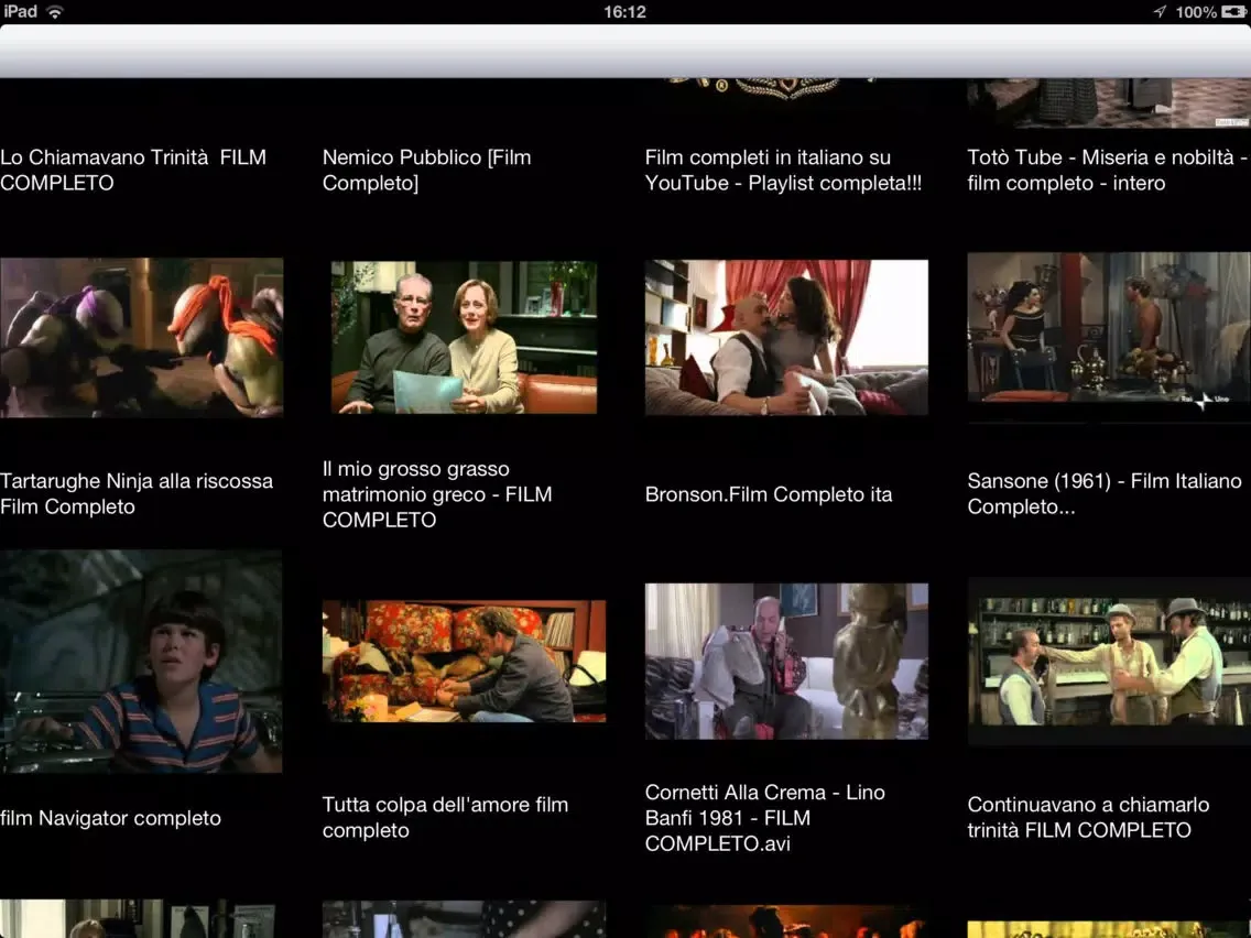 تصاویر Film Tube - Film completi e cartoni gratis da YouTube iPad 