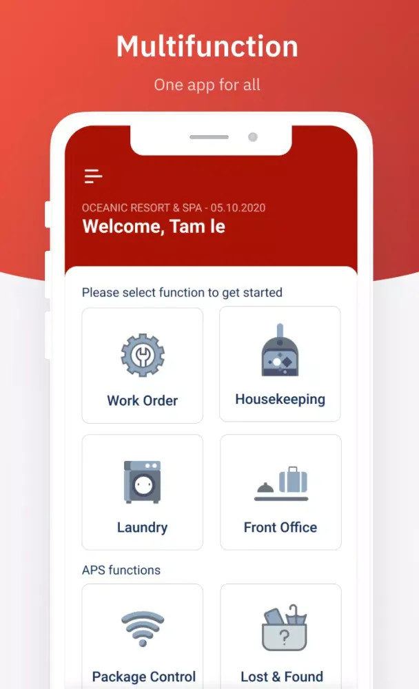 Captures d'écran de Staff App Classic
