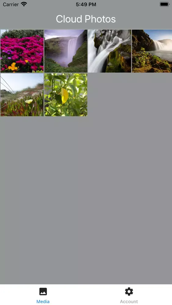 ภาพหน้าจอของ Cloud Photos - Backup Solution