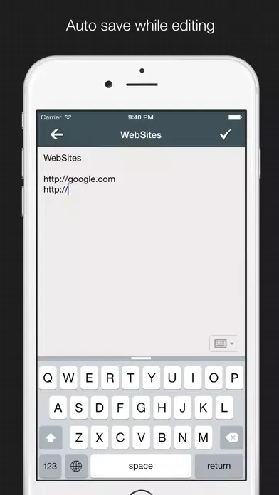 Private Note: hide secret text應用截圖