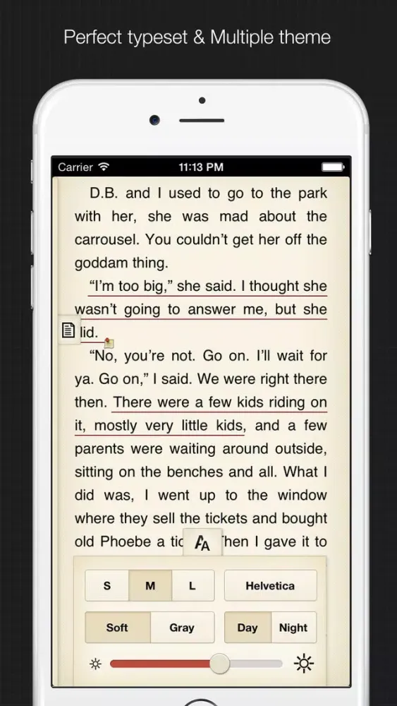 ภาพหน้าจอของ YiBook pro - epub txt reader
