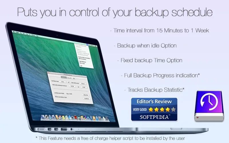 iScheduleTimeMachine - The Time Machine Scheduler スクリーンショット