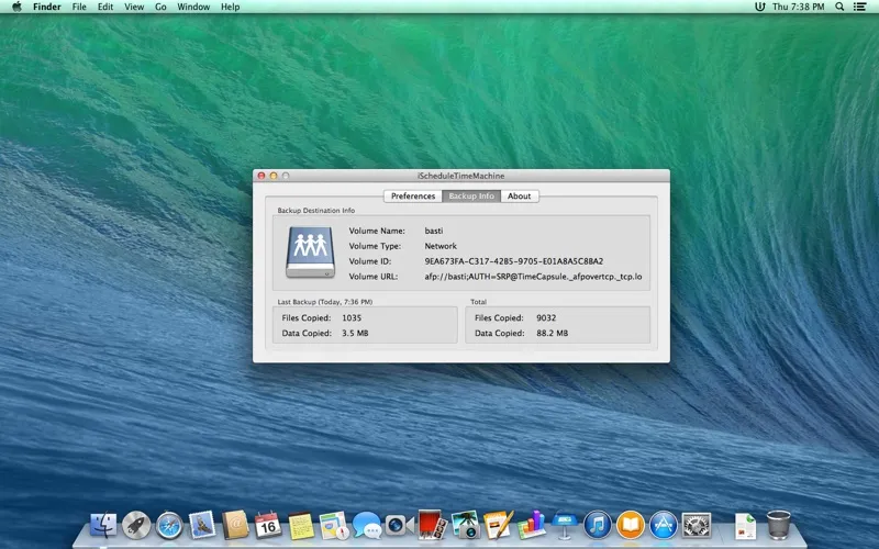 iScheduleTimeMachine - The Time Machine Scheduler スクリーンショット
