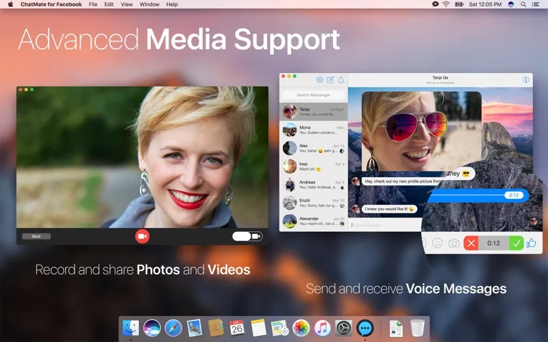ChatMate for Facebook Screenshots