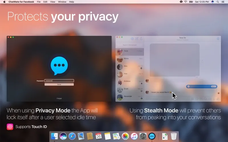 ChatMate for Facebook Screenshots