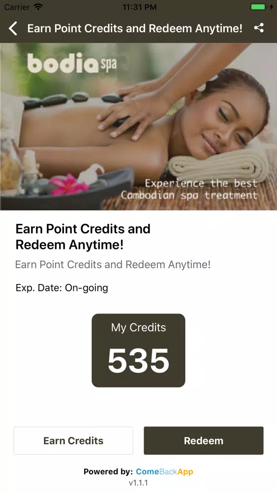 Screenshot di Bodia Spa