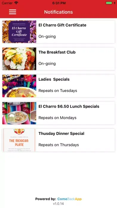 Screenshot di El Charro Cafe