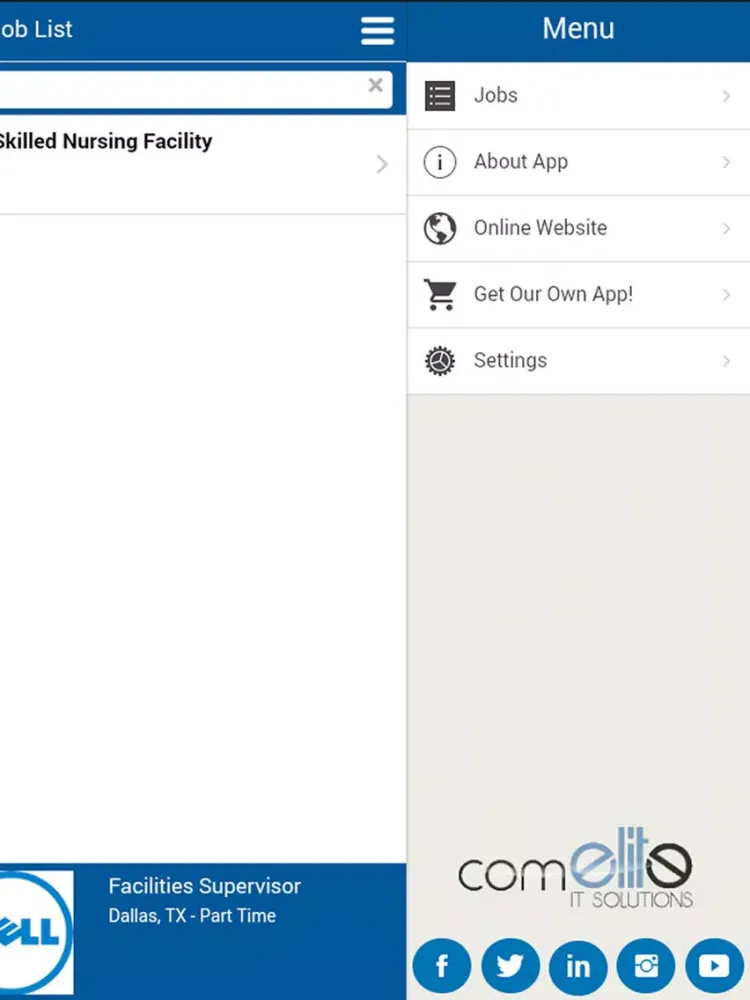 WP job Manager App iPad  스크린샷