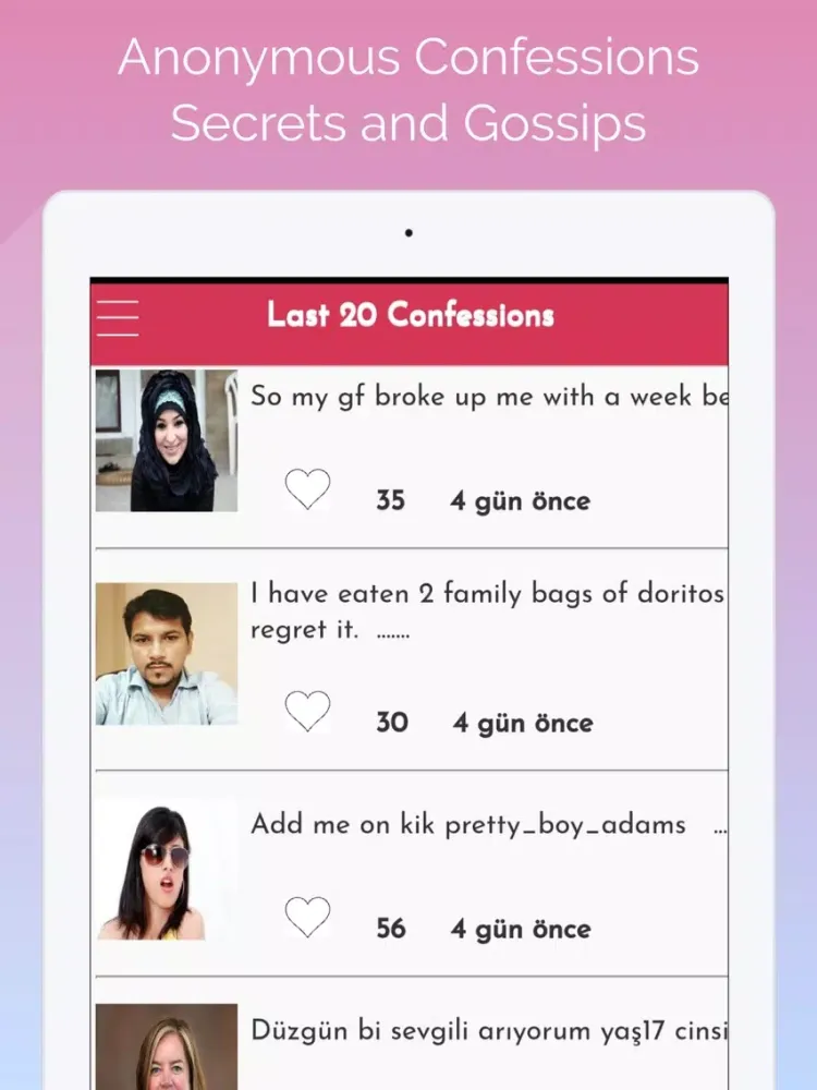 صور Whisper Confessions -Be Honest iPad 