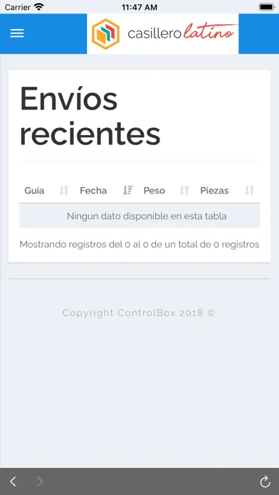 Casillero Latino Ekran Görüntüleri