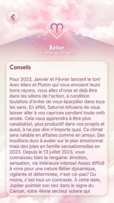 Screenshot di Horoscope 2023