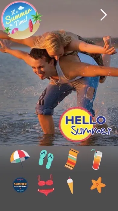 I love summer - stickers for photo應用截圖