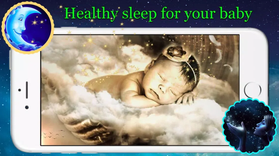 ภาพหน้าจอของ Musical Night Light for calming your baby to sleep