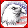 USA Independence Day Stickies USA Independence Day Stickies