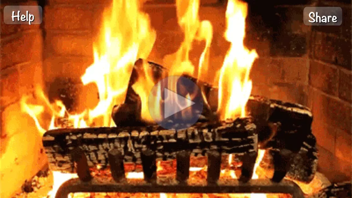 Fireplace - live free scenes with relaxing flames & sounds for stress relief and deeper sleep স্ক্রিনশট