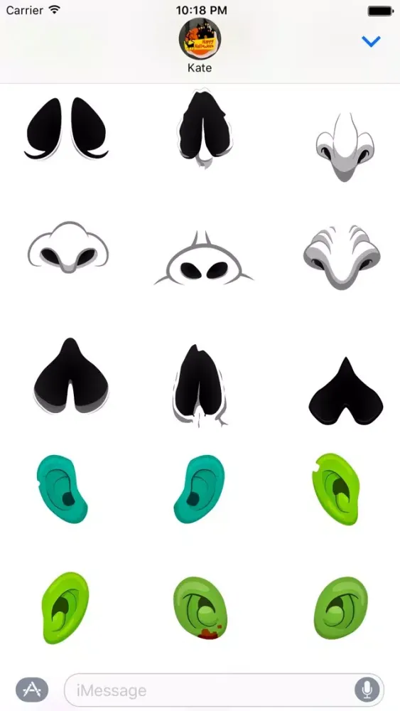 Скриншоты Halloween - Funny and Scary Stickers for Messages