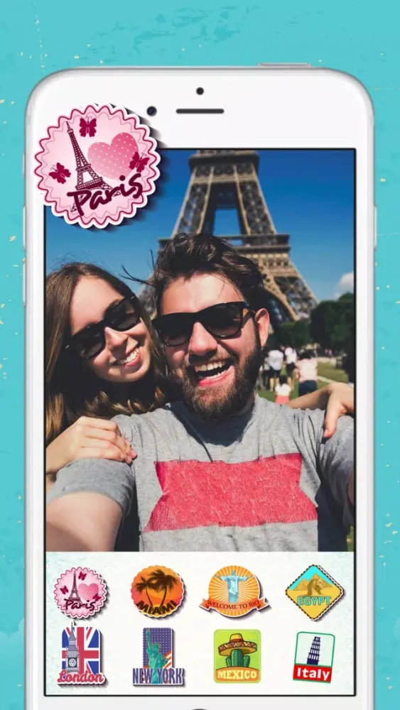Captures d'écran de Destination Stickers