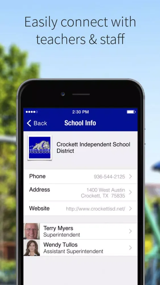 Crockett ISD Ekran Görüntüleri